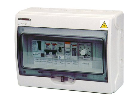 Электрическая панель управления для фильтровальных установок и отопления теплообменником - F1V