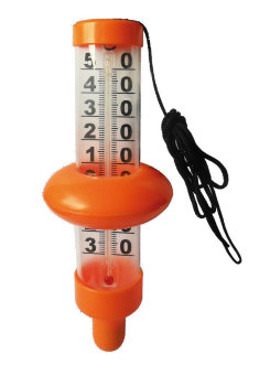 Плавающий термометр (оранжевый)